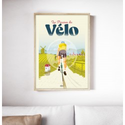 Affiche Vélo 50x70cm