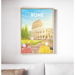 Affiche Rome 50x70cm