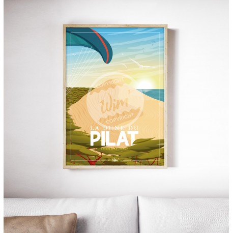 Affiche Dune du Pilat par Wim'