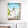 Affiche Madrid 50x70cm