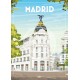 Affiche Madrid 50x70cm