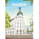 Affiche Madrid 50x70cm