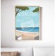 Affiche Noirmoutier "Plage des Dames" 50x70cm