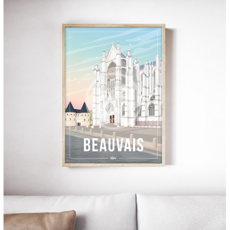 Beauvais Poster 19.7x27.6”
