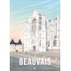 Affiche Beauvais 50x70cm