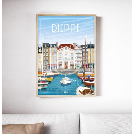 Affiche Dieppe 50x70cm