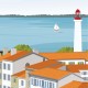 Île de Ré - "Saint-Martin-de-Ré" Postcard |10x15cm