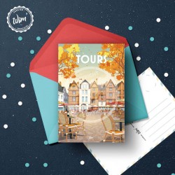 Carte Postale Tours  /  10x15cm