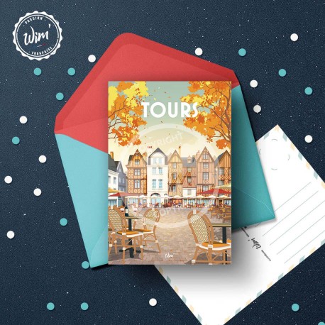 Carte Postale Tours | 10x15cm