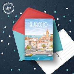 Ajaccio Postcard  / 10x15cm