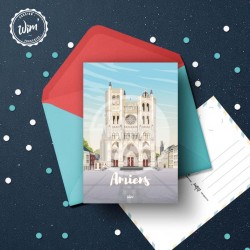Amiens - La Cathédrale Postcard  / 10x15cm
