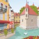 Annecy Postcard  / 10x15cm