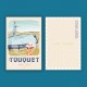 Le Touquet - "Piscine" Postcard  / 10x15cm