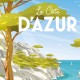 Carte Postale Côte d'Azur  /  10x15cm