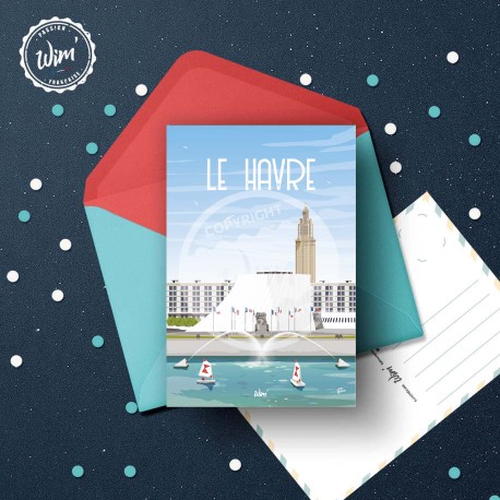 Le Havre postcard  / 10x15cm