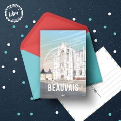 Carte postale Beauvais / 10x15cm