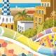 Barcelone Postcard  / 10x15cm