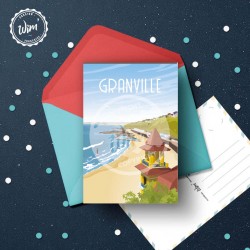 Carte postale Granville / 10x15cm
