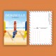 Carte Postale Deauville - "Parasols" / 10x15cm