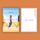 Deauville - "Parasols" Postcard / 10x15cm