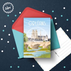 Orléans Postcard / 10x15cm