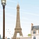 Carte postale Paris - "Ma Belle" / 10x15cm