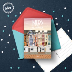 Mers-Les-Bains Postcard / 10x15cm