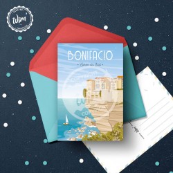 Carte postale Bonifacio / 10x15cm