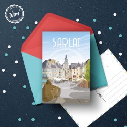 Sarlat-la-Canéda Postcard / 10x15cm