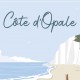 Carte postale Côte d'Opale - "Détente sur la Côte d'Opale" / 10x15cm