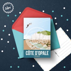 Côte d'Opale - "Le Cap Blanc Nez" Postcard  / 10x15cm