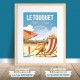 Le Touquet - "Détente au Touquet" Poster