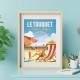 Affiche Le Touquet - "Détente au Touquet"