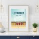 Le Touquet - "Cabines" Poster