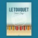 Le Touquet - "Cabines" Poster