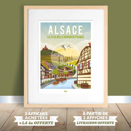 Alsace - "Mon Alsace" Poster