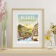 Affiche Alsace - "Mon Alsace"