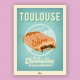 Affiche Toulouse - "La Chocolatine"