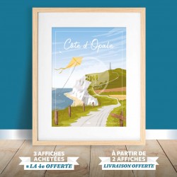 Affiche Côte d'Opale - "Balade sur la Côte"