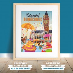 Affiche Dunkerque - "Le carnaval"