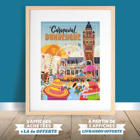 Dunkerque - "Le carnaval" Poster