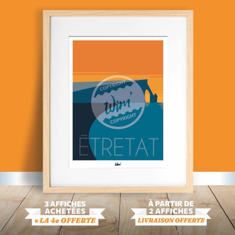 Étretat - "Étret'art" Poster