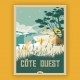 Côte Ouest Poster