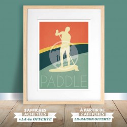 Sport - "Paddle" Vintage Poster
