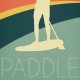 Sport - "Paddle" Vintage Poster