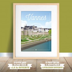 Vannes - "Les Remparts" Poster