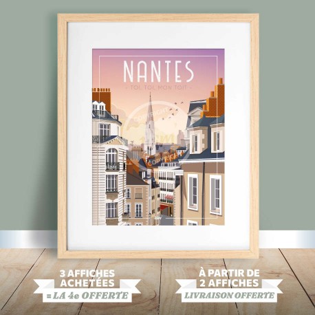 Nantes - "Toi, toi mon toit nantais" Poster