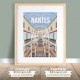 Affiche Nantes - "De passage à Nantes"