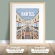 Affiche Nantes - "De passage à Nantes"