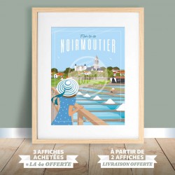 Affiche Noirmoutier - "Mon Île"